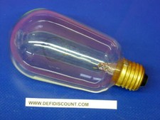 Ampoule E27 clair 230v "déco idem année 1910" 115w vintage pour lustre ancien