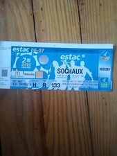 Billet Foot ESTAC- SOCHAUX pour Collection