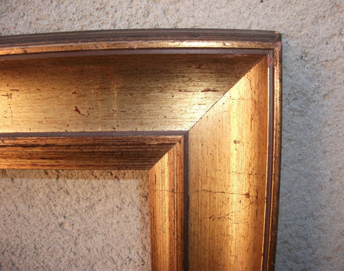 Large cadre ancien bois - cadre,