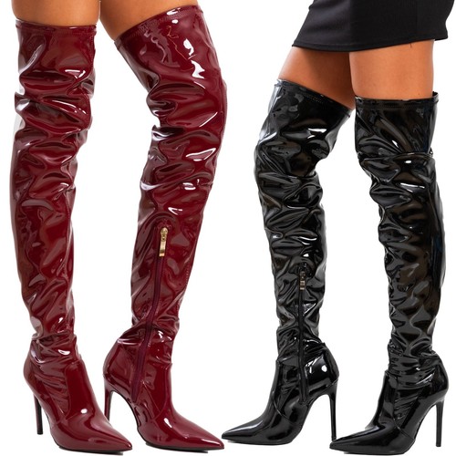 Stivali cuissardes femme effet - stivali,