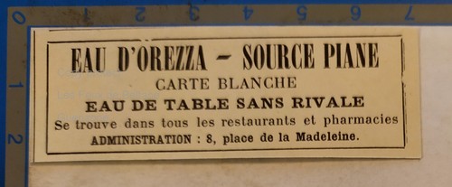 Eau orezza source - d'orezza,