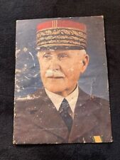 VICHY/ETAT FRANCAIS/CARTONNAGE PORTRAIT DU MARECHAL PETAIN 1941 EO