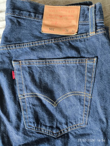 Pantalon jean levi 501 bleu - pantalon,