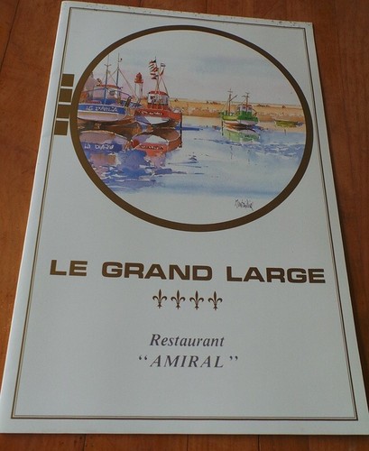 Rare collector superbe menu - rare,