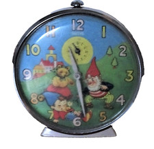 Réveil animé SMITHS OUI OUI et Potiron années 70