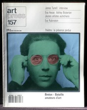 Art Press 157 : Turrell Eva Hesse Bickerton Eva Rubinstein André Breton... NM
