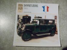 CARTE FICHE DONNET ZEDEL TYPE G