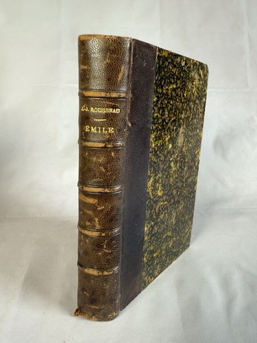 Livre ancien emile ou de - ancien, ,