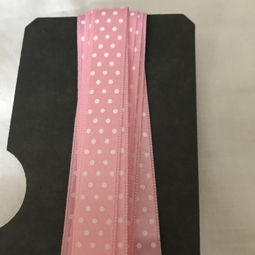 Ancien ruban satin - satin, rose