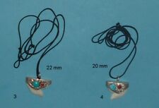 Pendentif Dent de requin Tigre  N°3   22 mm