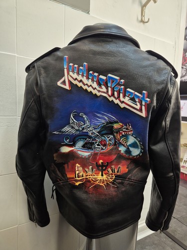 Leather jacket judas priest - leather,