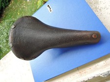 Vintage ** Selle vélo IDEALE 88 en cuir ** Rodée main selon Rebour ** 