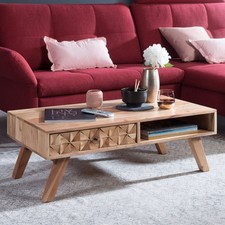FineBuy Table Basse Bois