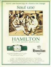 Publicité Advertising 0825  1996  montre Hamilton  la Boulton