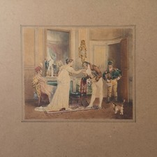Aquarelle papier scène