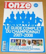 onze mondial hors série N°48 guide du championnat 2007/2008