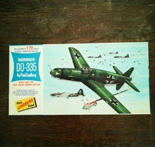 Rare 1966 Maquette The Lindberg Line DORNIER DO-335 Scale 1/72 Jamais Montée 