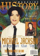 Magazine HISTORY n°3, Spécial Michael JACKSON, 4 posters géants.