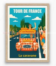 Affiche caravane tour - caravane,