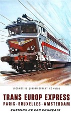 Affiche Poster Train SNCF