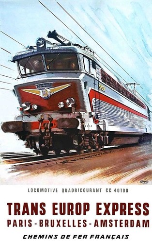 Affiche poster train - affiche,
