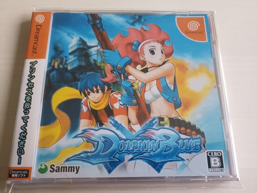 Sega dreamcast dolphin blue - sega,