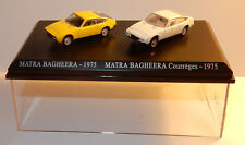 COFFRET ATLAS DUO 2 METAL UH MATRA SIMCA BAGHEERA 1975 + COURREGES HO 1/87