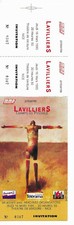 RARE / TICKET CONCERT LIVE - BERNARD LAVILLIERS A NICE ( FRANCE ) 1995