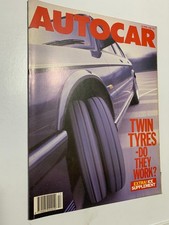 AUTOCAR Magazine 22/04/1987; Mercedes-Benz 190 E 2.6/ Rover Sterling Automatic