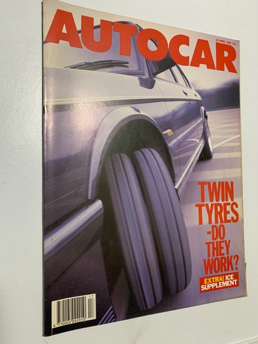 Autocar magazine 1987 - magazine, 22/04/1987