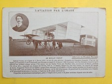 cpa COURSE AVIATION RAID AIRPLANE FLYING BIPLAN Gabriel VOISIN LYON Octavie N° 3