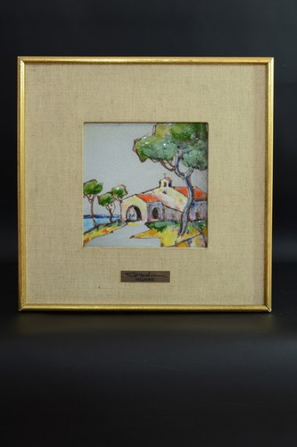 Tableau paysage provençal - tableau,