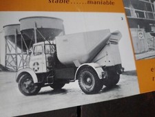 Betonnières Benne Béton Marrel Brochure En Français Originale 1961