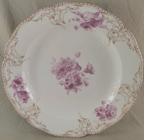 Beau plat porcelaine de - en,