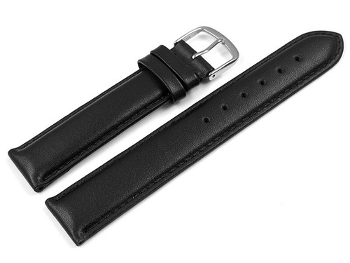 Bracelet montre noir cuir - noir,