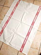 Grand Torchon Essuie Main SNCF  Vintage ancien Cheminots Rétro Tissu Trains