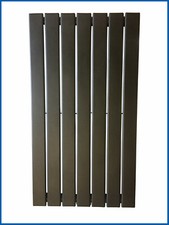 Lambris Radiateur Arya Vertical Noir Largeur: 528 Mm. Hauteur : 800 MM