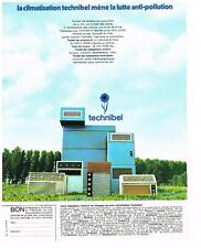 PUBLICITE  1972   TECHNIBEL    la climatisation