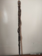 Ancienne canne en bois de