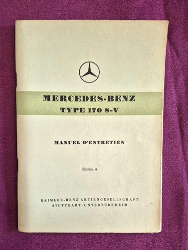 Mercedes type 170 v - , /