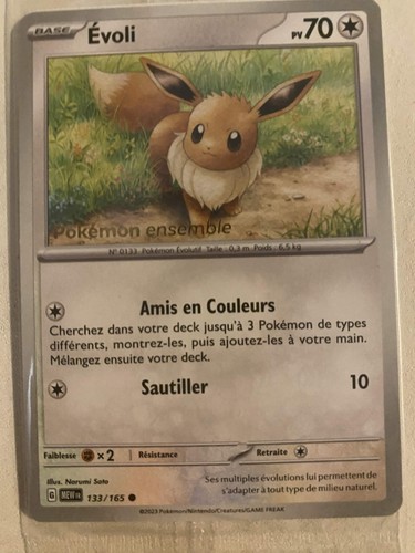 Carte pokémon évoli 133 165 - pokémon, 133/165