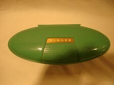 Singer Buttonholler with 5 Templates & Retro- Green Hard Plastic Case - Item M67