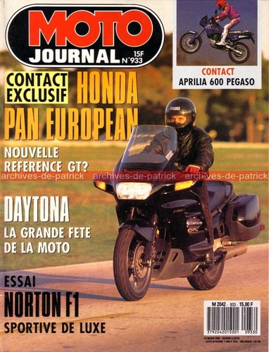 Moto journal 933 essai - journal,