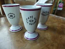 Arts de la table Art du café Série 3 mazagrans thème Cafés Marque Champs-Elysées