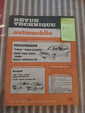 Revue Technique Volkswagen VW Polo c cl formel e gl derby classic après 1982 