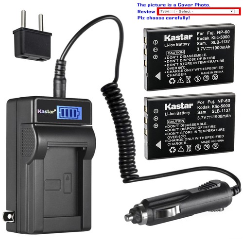 Kastar battery lcd charger - kastar,