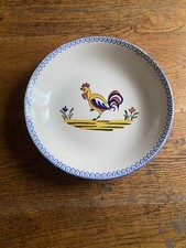 Saladier /Plat Creux Ancien ST CLÉMENT modèle COCORICO décor COQ Années 70 en BE