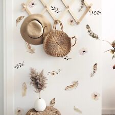 Boho Feathers Wall Stickers & Decals for Nursery and Kids Room - Lot of 6 #CDKB