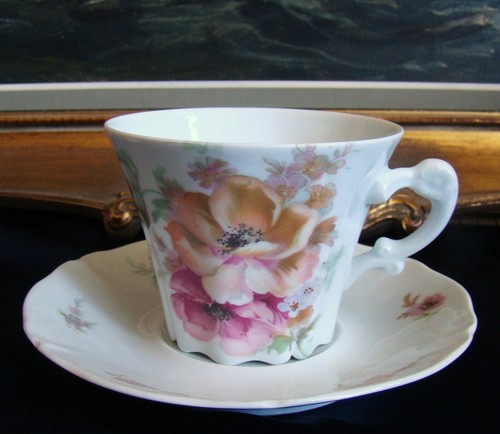 Paire thé porcelaine - de,