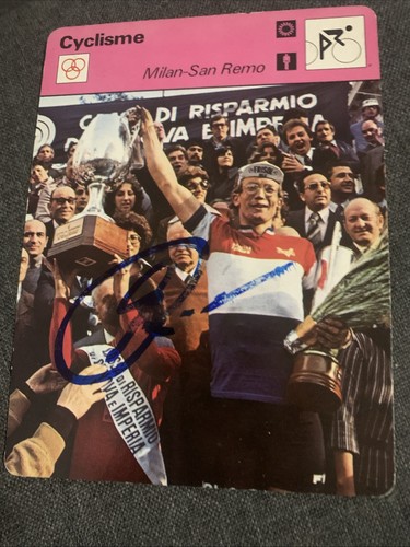 Carte postale cyclisme - carte, jan